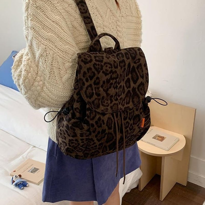 Light Brown Ergonomic Comfort Backpack Multiple Storage Compartments Casual Winter Styles - Image 5
